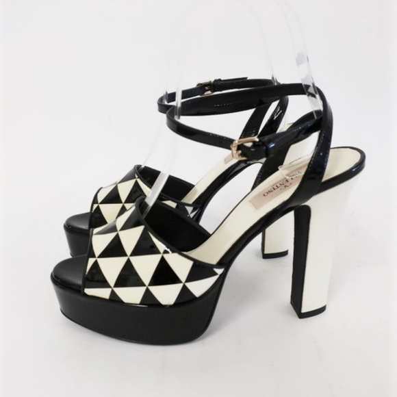 NEW Valentino Shiny Fever Platform Sandals - Picture 7 of 8